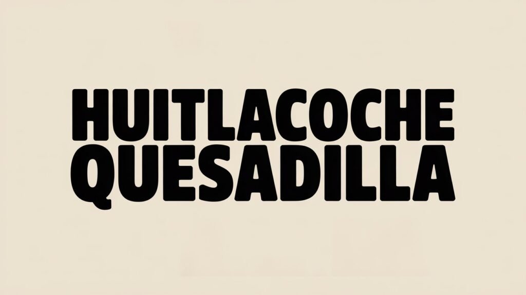huitlacoche quesadilla